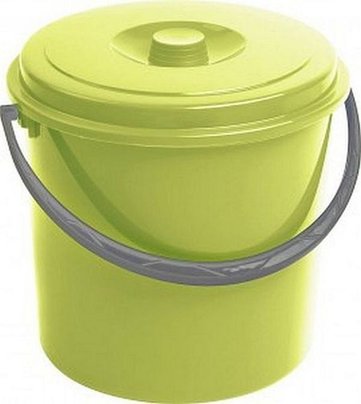 Kovë plastike Curver 12L, jeshile