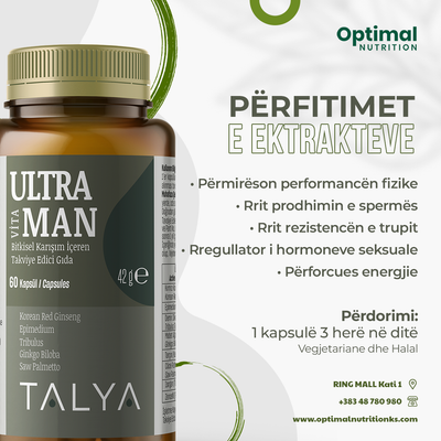 Suplemente TALYA Herbal ULTRA VitaMAN, 60 kapsula