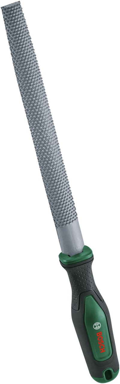 Lima gjysmë-rrethore për dru Bosch Home and Garden 1600A03DS3, 200 mm, dorezë ergonomike, gri e zezë