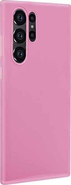 Futrollë Beline Candy Case për Samsung Galaxy S23 Ultra S918, TPU silikon, 1mm, rozë e çelët