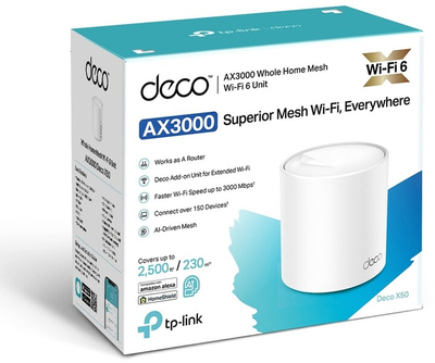 Routera për WiFi TP-LINK Deco X50, 3 copë