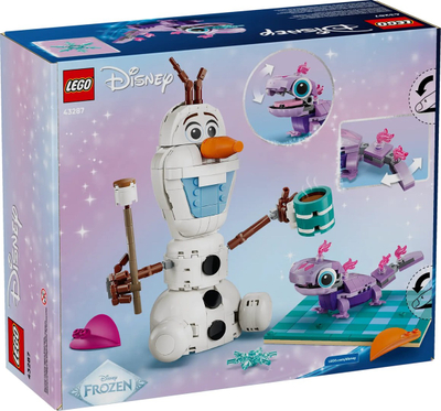 Set LEGO Disney Frozen Picnic Fun with Olaf and Bruni 43287, lodër ndërtimi, shumëngjyrësh