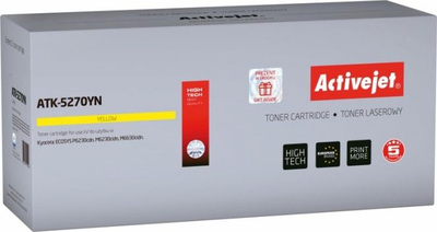 Toner Activejet ATK-5270YN, zëvendësues Kyocera TK-5270Y, i verdhë