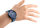 Orë dore G.Rossi Classic Fashionable, mekanizëm quartz, rrip lëkure, blu navy