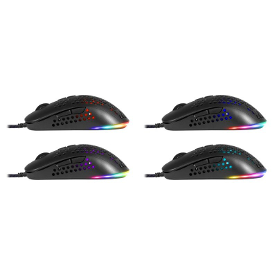 Mouse lojërash Defender Shepard GM-620L, RGB, programues, i zi