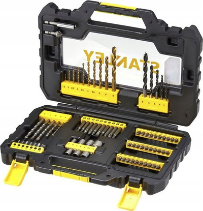 Set Stanley (STA88544-XJ), 76 maja + shpuese + kapak