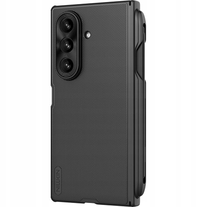 Këllëf telefoni Nillkin Super Frosted Fold Magnetic Stylus-Slot për Samsung Galaxy Z Fold7, kompatibil me MagSafe, i zi