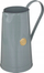 Vazo dekorative Atmosphera Grey Enamelled Retro, metal i emaluar, 25x20 cm, gri