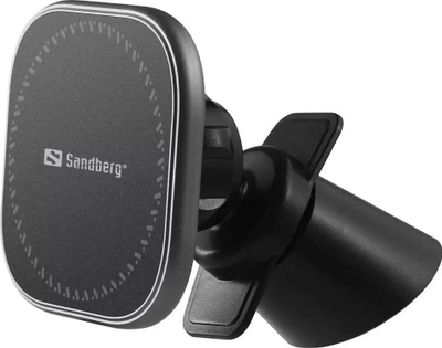 Karikues makine Sandberg In-Car Wireless Magnetic Charger 15W, pa tela, magnetik, i zi