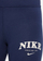 Legginsa sportive Nike me logo, bel mesatar, elastike, blu e errët