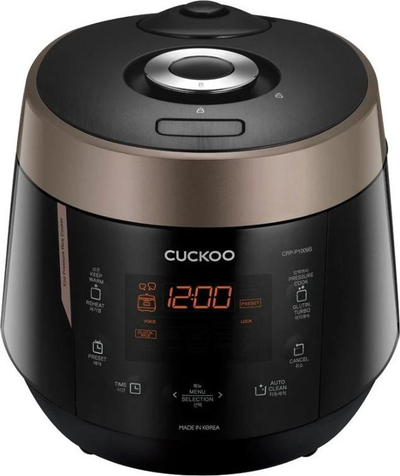Oriziere me presion Cuckoo CRP-P1009S, 5L, çelik inox, e zezë