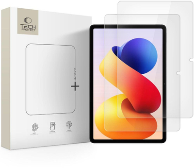 Xham mbrojtës Tech-Protect Glass Fit+, për Xiaomi Redmi Pad Pro 12.1, 2 copë, transparent