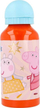 Шише за вода Peppa Pig Junior, 400 ml, алуминиум, портокалова и сина