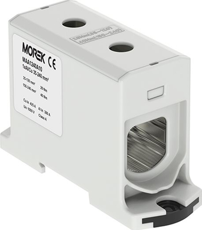 Bllok lidhës MOREK OTL240, 35-240mm², 425A, gri