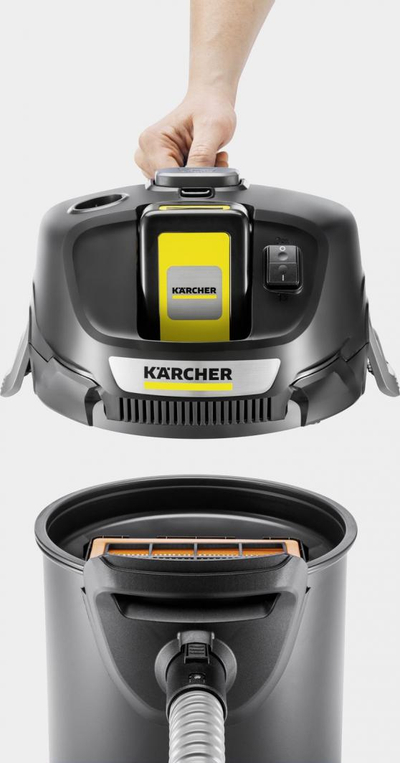 Fshesë elektrike Karcher AD 2 Battery Set, 230 W, 14 l, e zezë