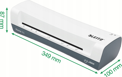 Laminator Leitz ILAM Home, A4, për shpi dhe zyrë, i bardhë