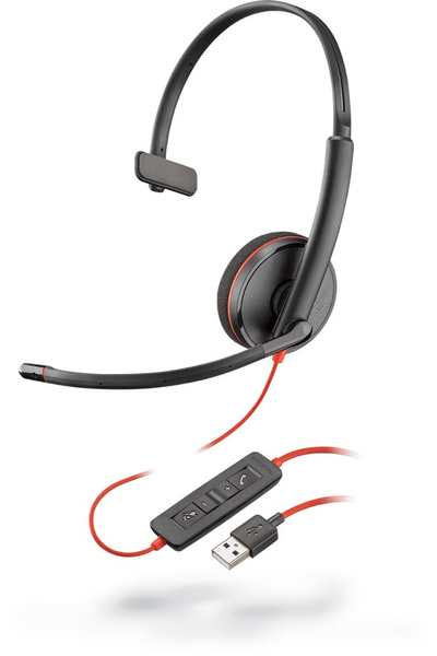 Kufje Poly Blackwire 3210, të zeza
