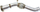 Downpipe TurboWorks BMW E60 E90 330D 325D 530D M57N2, çelik inox, DECAT