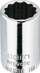 Kapak çelës Facom RB.9/16, 6.35 mm drive, 12-këndor, krom i argjendtë