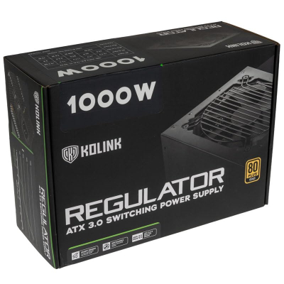 Furnizues energjie Kolink Regulator 1000W, 80 Plus Gold, modular, i zi