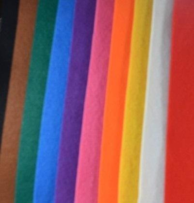Set dekorativ fetri pa markë, 10 fletë 20x30cm, trashësi 2mm, shumëngjyrësh