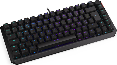 Tastierë wireless Endorfy Thock 75, mekanike Kailh Red, RGB, e zezë