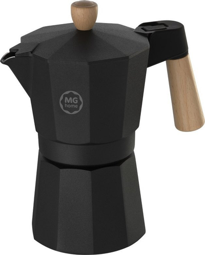 Xhezve për kafe MG Home GALAO, 300 ml, alumin, e zezë