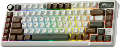 Механичка тастатура RK ROYAL KLUDGE L75, три режима, RGB, за гејминг