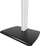 Bazë dyshemeje B-Tech System X Freestanding Floor Base, për stojce ekrani, çelik, e zezë