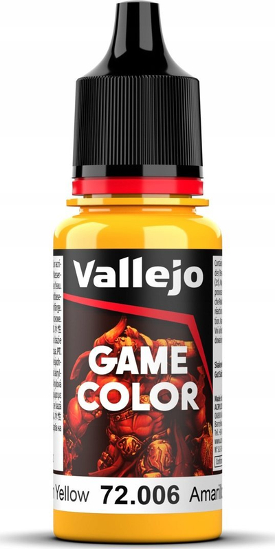 Bojë akrilike Vallejo Game Color 72006 Sunblast Yellow, 17ml, e verdhë