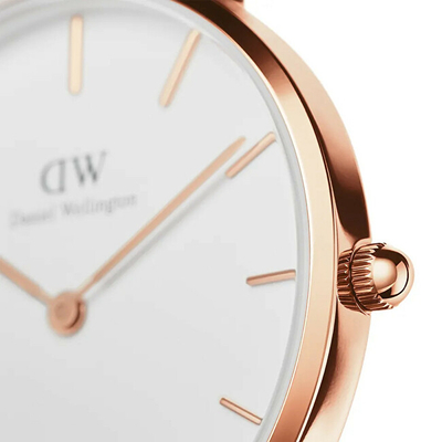 Orë për femra Daniel Wellington, e bardhë/ ari rozë
