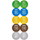 Set koshash plehrash Prosperplast Sortibox IKWB35S3, 3x35L, për riciklim, gri e hapur