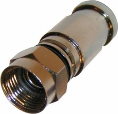 Konektor F NS-512, kompresion, 6.8mm, metalik