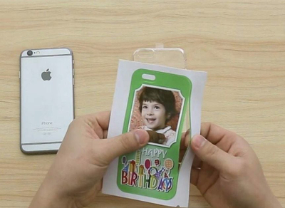 Kapotë telefoni Kodak Own Design, për iPhone 6, plastike, transparente