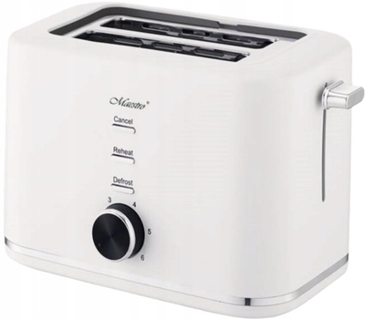 Toaster Maestro MR-703, 750W, 2 feta, i bardhë