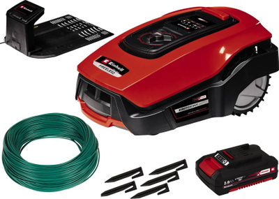 Робот косилка Einhell Freelexo 600 BT, до 600 m², Bluetooth, црвена