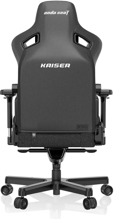 Karrige gaming AndaSeat Kaiser 3 Series XL, lëkurë PVC, mbështetje lumbare, e zezë
