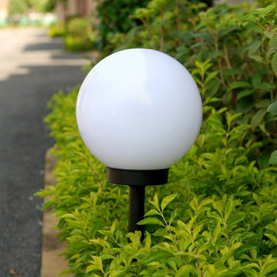 Lampë kopshti diellore GreenBlue GB123, LED, formë sfere, e bardhë