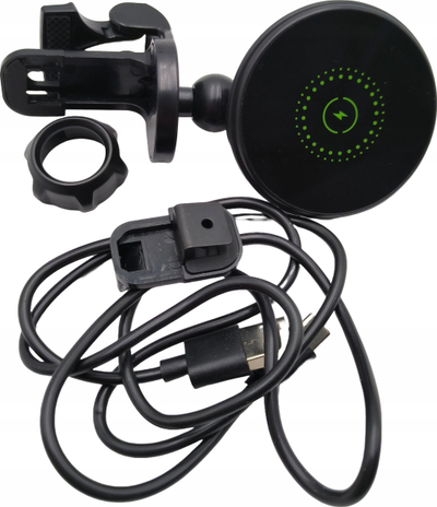 Karikues makinë magnetik wireless ZENS, 3 në 1, USB-C, i zi