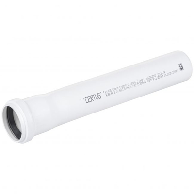 Tub kanalizimi i brendshëm Certus C057040B, 40mm, 250mm, i bardhë