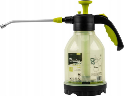 Прскалка со притисок Aqua Spray, 1.5L, проѕирна пластика, сина