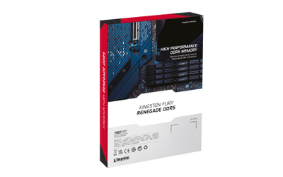 RAM меморија Kingston Fury Renegade, DDR5, 96GB 6400MHz CL32, црна сребрена