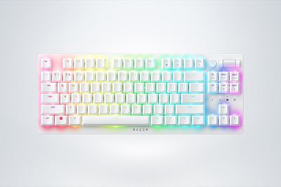 Тастатура за игри Razer Deathstalker V2 Pro, Red Switch, бела