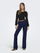Bluzë për femra ONLY ONLANNELINA Slim Fit, e zezë