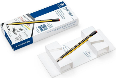 Stylus Staedtler Noris Digital Jumbo, 0.7mm, EMR, i zi me të verdhë