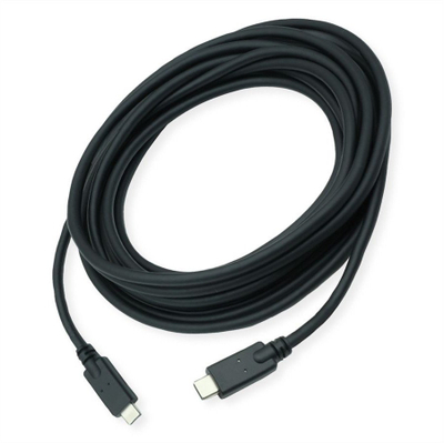 Kabllo USB Roline 11.02.9065, USB 3.2 Gen 2, 3m, 100W, e zezë