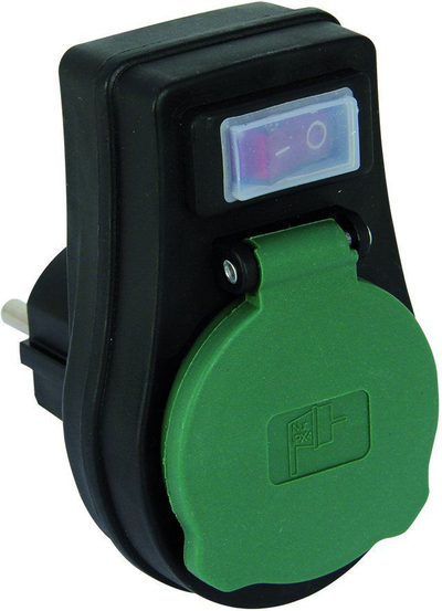 EV IP44, e zezë / jeshile - 0020190502