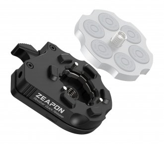 Klamë shpejtlirimi Zeapon Quick Release Clamp Stand Adapter, aksesor tripodi, metal