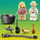 Set lodër LEGO Jurassic Park 76957 Velociraptor Escape, për ndërtim për kalamaj 4+, me figura