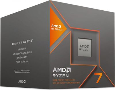 Procesor AMD Ryzen 7 8700G (100-100001236BOX), 4.2 GHz, 8 bërthama, Socket AM5, 16 MB, BOX